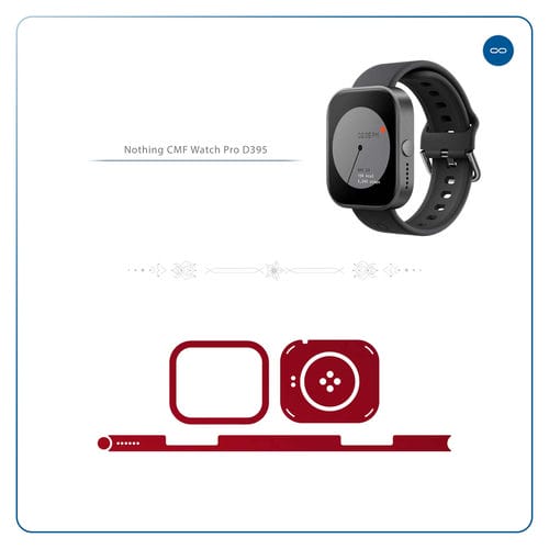 Nothing_CMF Watch Pro D395_Matte_Warm_Red_2